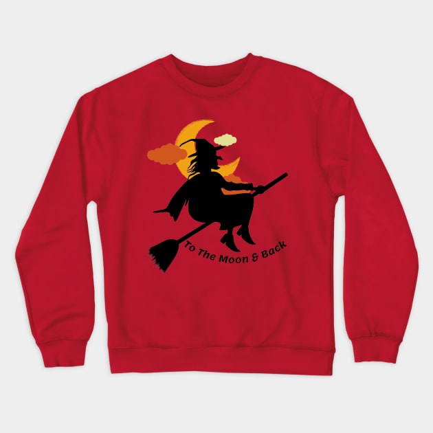 Flying On The Broom Crewneck Sweatshirt by ShubShank